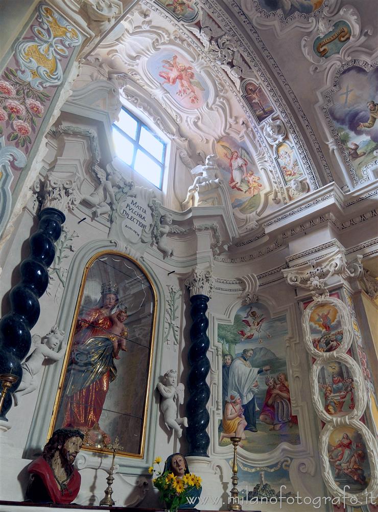 Bellinzago Novarese (Novara) - Cappella della Madonna del Rosario nella Chiesa di San Giulio nella Badia di Dulzago